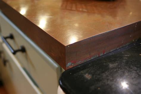 sheet metal countertop diy|copper countertops diy.